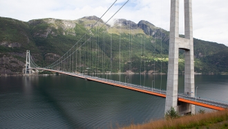 Amazing bridge/tunnel tourist attraction